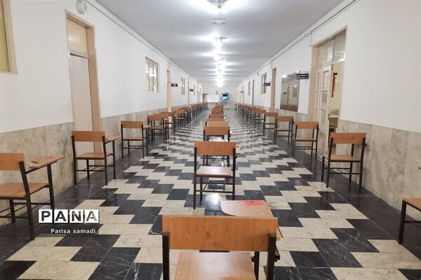 آماده سازی مدارس منطقه ۱۳  جهت برگزاری کنکور سراسری ۱۴۰۰