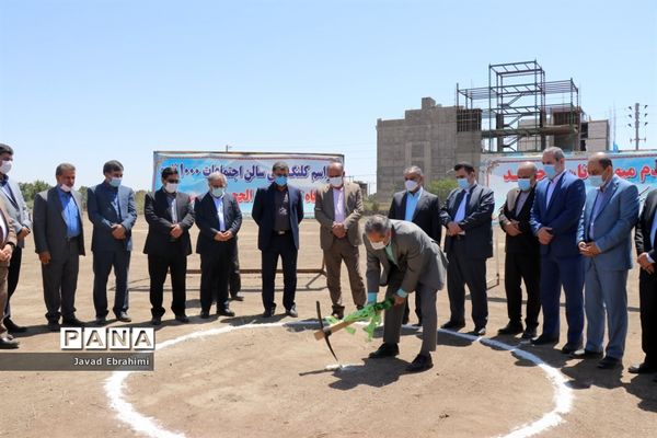 آیین کلنگ زنی سالن اجتماعات 1000 نفره اردوگاه فرهنگی تربیتی ثامن الحجج مشهد