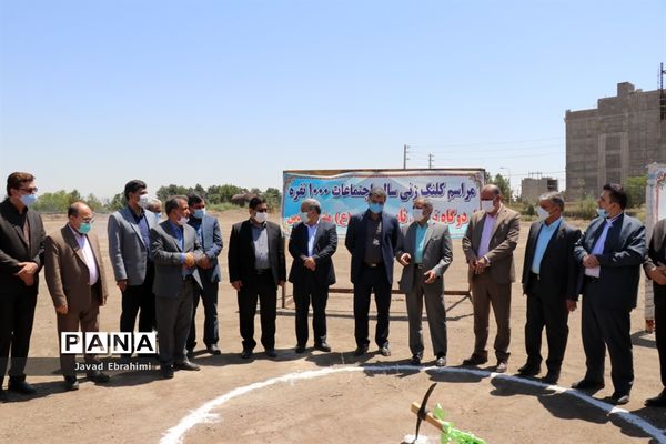 آیین کلنگ زنی سالن اجتماعات 1000 نفره اردوگاه فرهنگی تربیتی ثامن الحجج مشهد