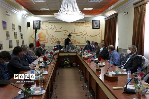 آیین کلنگ زنی سالن اجتماعات 1000 نفره اردوگاه فرهنگی تربیتی ثامن الحجج مشهد