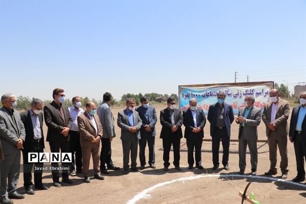 آیین کلنگ زنی سالن اجتماعات 1000 نفره اردوگاه فرهنگی تربیتی ثامن الحجج مشهد