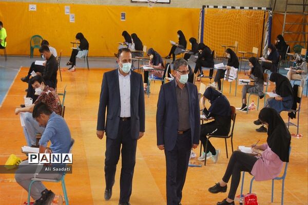 بازدید مدیرکل آموزش و پرورش خراسان‌رضوی  از روند برگزاری کنکور سراسری در کلات