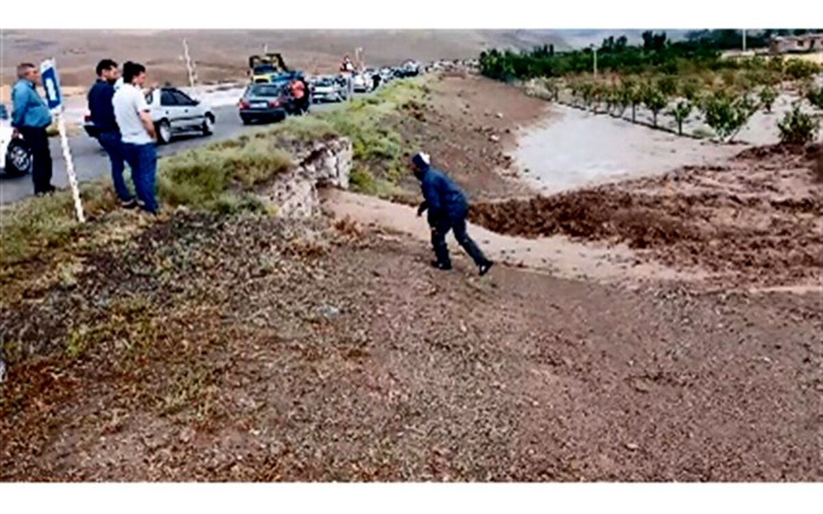 خسارت سیل و تگرگ به ۱۱ روستای شهرستان اهر