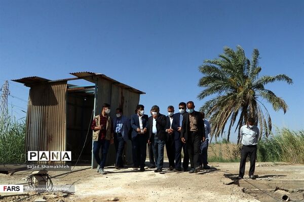 بازدید معاون توسعه روستایی و مناطق محروم رییس جمهوری از روستاهای دغاغله و بامدژ اهواز
