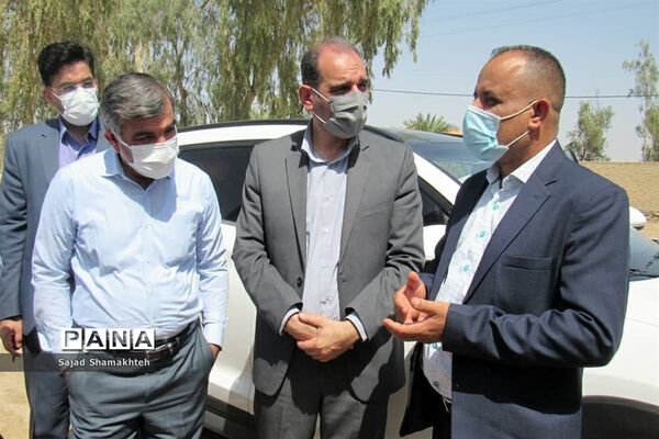 بازدید معاون توسعه روستایی و مناطق محروم رییس جمهوری از روستاهای دغاغله و بامدژ اهواز