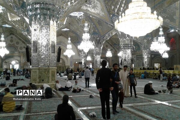 حال و هوای حرم مطهر رضوی در روز زیارتی  امام رضا علیه السلام