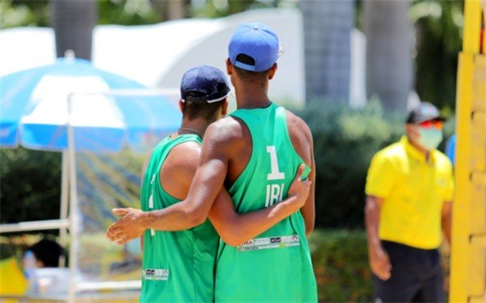 والیبال ساحلی قهرمانی زیر 19 سال آسیا؛ ایران به نیمه نهایی رسید