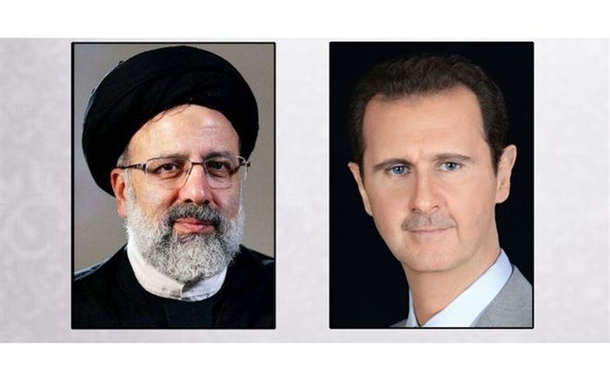 تأکید اسد و رئیسی بر تقویت همکاری‌های دوجانبه