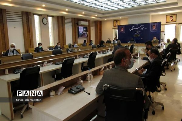 نشست ستاد مقابله با کرونا استان خوزستان