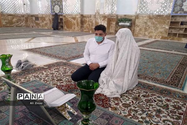 مراسم ازدواج زوج های جوان در خجسته سالروز ازدواج حضرت علی(ع)و حضرت فاطمه(س) در حرم مطهر رضوی