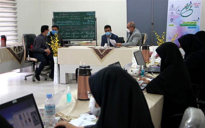 بازدید  از روند برگزاری و دریافت آثار دهمین دوره جشـنواره کشوری نوجوان سالم