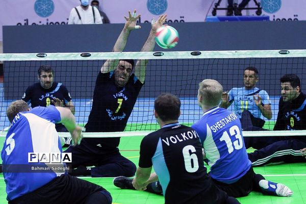 دیدار دوستانه والیبال نشسته ایران و روسیه