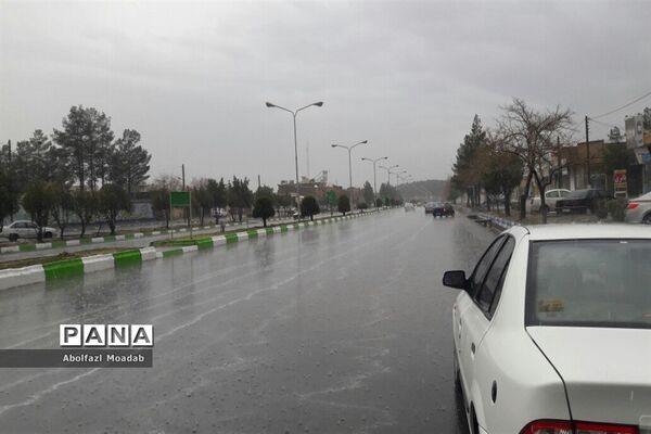 بارش باران شدید  تابستانی  در کاشمر