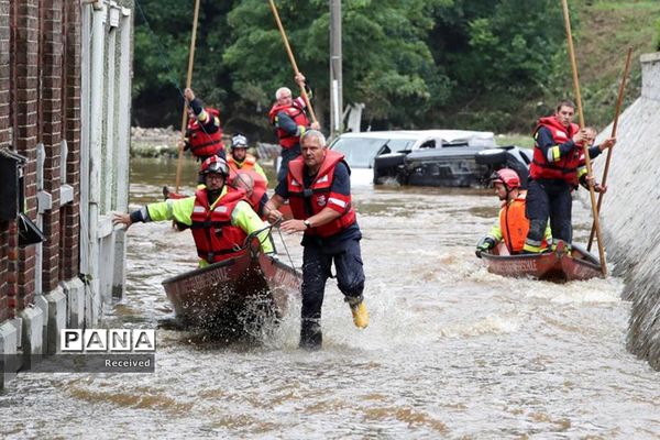 افزایش کشته‌ها در سیلاب های غرب اروپا