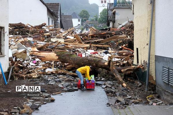 افزایش کشته‌ها در سیلاب های غرب اروپا