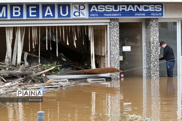 افزایش کشته‌ها در سیلاب های غرب اروپا