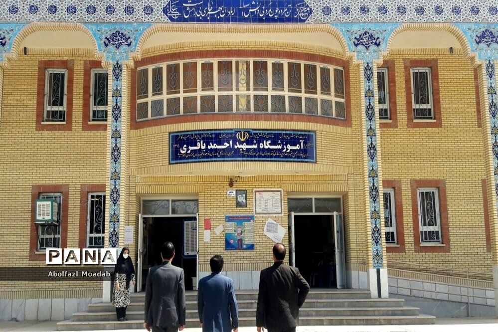 بازدید مدیر آموزش و پرورش، معاون پرورشی و روابط عمومی اداره آموزش و پرورش از مدارس شهرستان کاشمر