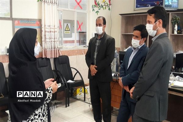 بازدید مدیر آموزش و پرورش، معاون پرورشی و روابط عمومی اداره آموزش و پرورش از مدارس شهرستان کاشمر