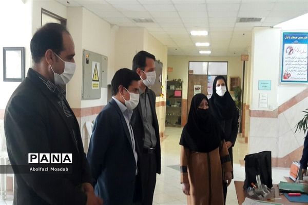 بازدید مدیر آموزش و پرورش، معاون پرورشی و روابط عمومی اداره آموزش و پرورش از مدارس شهرستان کاشمر