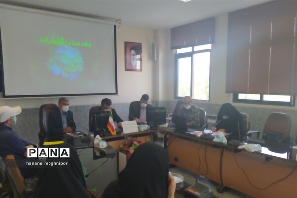 برگزاری جلسه شورای برنامه‌ریزی سازمان دانش‌آموزی در شهرستان نجف آباد