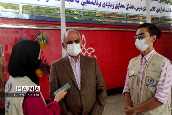 بازدید وزیر آموزش و پرورش از پاویون خبرنگاران پانا