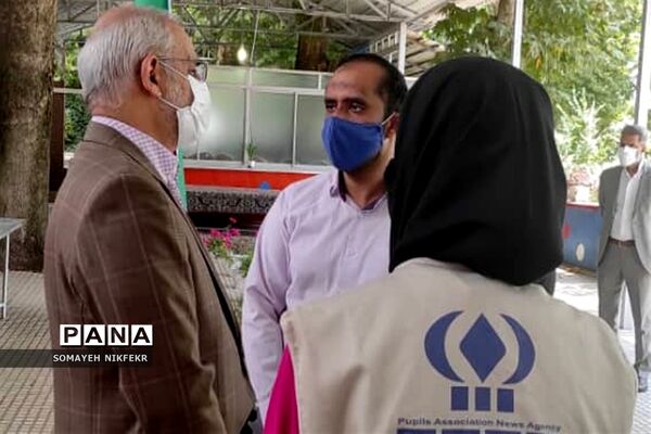 بازدید وزیر آموزش و پرورش از پاویون خبرنگاران پانا