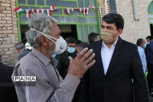 بهره برداری پروژه گازرسانی و آبرسانی به روستاهای بخش مرکزی بهاباد