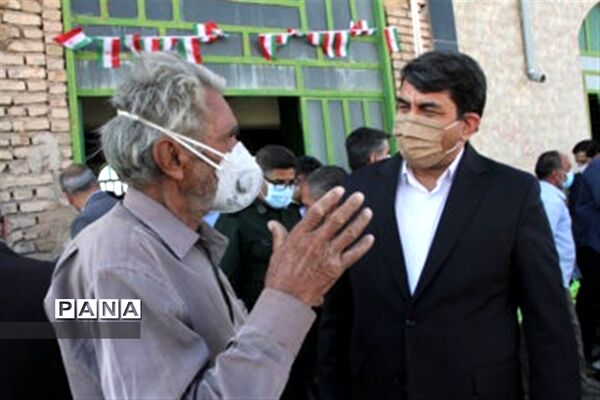 بهره برداری پروژه گازرسانی و آبرسانی به روستاهای بخش مرکزی بهاباد
