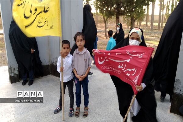 کاروان عاشقان ولایت امروز در شهرستان درمیان