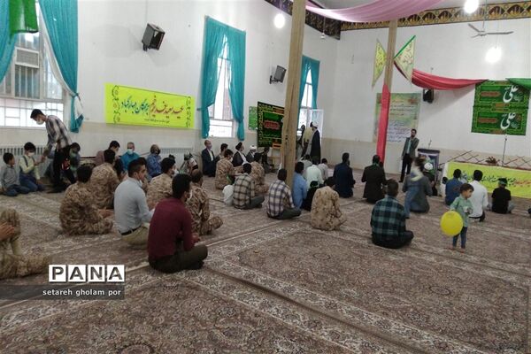 کاروان عاشقان ولایت امروز در شهرستان درمیان