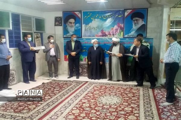 تجلیل از زحمات  کارکنان و نوغلامان حسینی  مسجد جامع شهرستان خلیل آباد