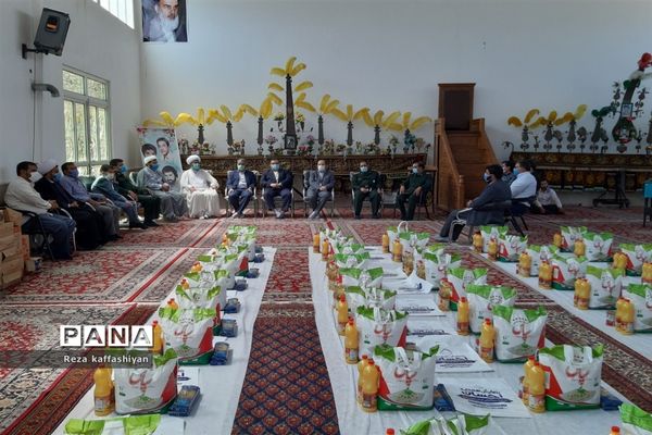 توزیع ۱۲۰۰ بسته معیشی و ۳ سری جهیزیه در کاشمر