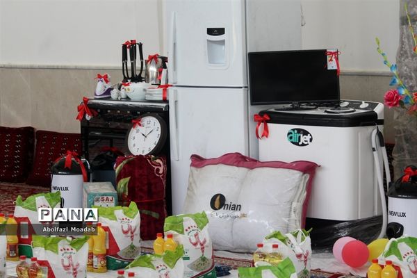 توزیع ۱۲۰۰ بسته معیشی و ۳ سری جهیزیه در کاشمر