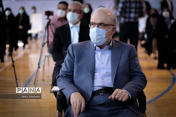 مراسم افتتاحیه پایگاه تجمیعی واکسیناسیون کووید- ۱۹ فرهنگیان