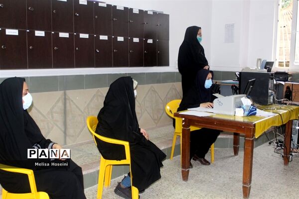 افتتاح طرح واکسیناسیون فرهنگیان شهرستان محمودآباد