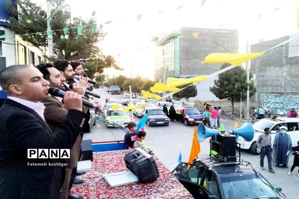 کاروان شادی خودرویی در قاین