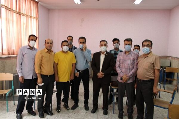 ایمن شدن 450 فرهنگی بهارستانی در مقابل ویروس کرونا