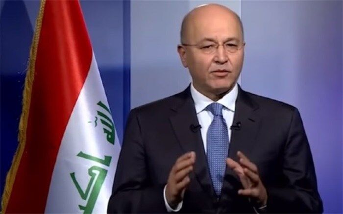 رئیس‌جمهوری عراق وارد تهران شد