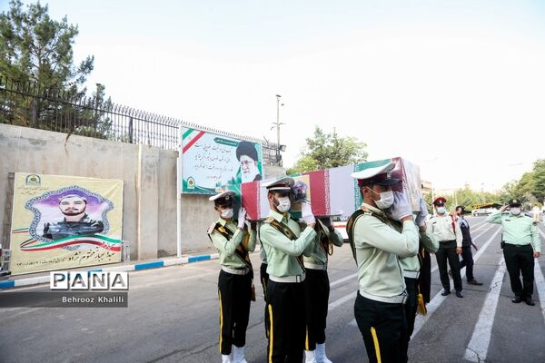 تشییع پیکر سرباز شهید مختوم‌نژاد