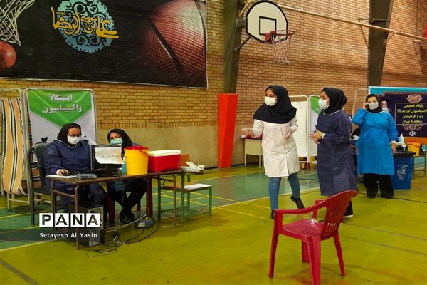 آغاز واکسیناسیون کووید ۱۹، فرهنگیان منطقه ۸