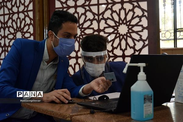 افتتاح مرکز واکسیناسیون دانشگاه فرهنگیان بیرجند استان خراسان جنوبی