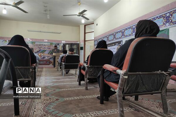 مراسم یادبود معلم فقید افسانه احسانی در شهرستان کارون