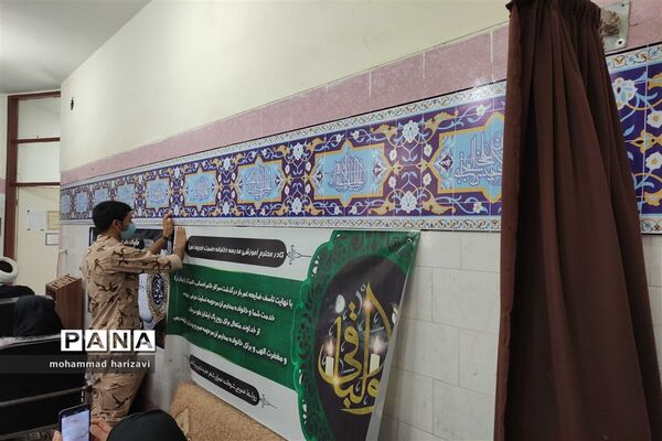 مراسم یادبود معلم فقید افسانه احسانی در شهرستان کارون