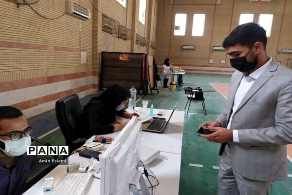 آغاز واکسیناسیون فرهنگیان شهرستان حمیدیه