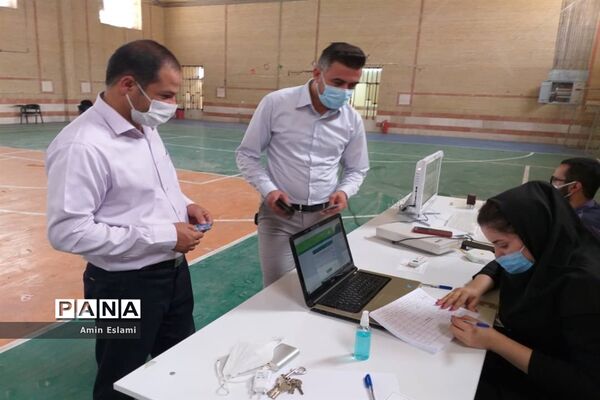 آغاز واکسیناسیون فرهنگیان شهرستان حمیدیه