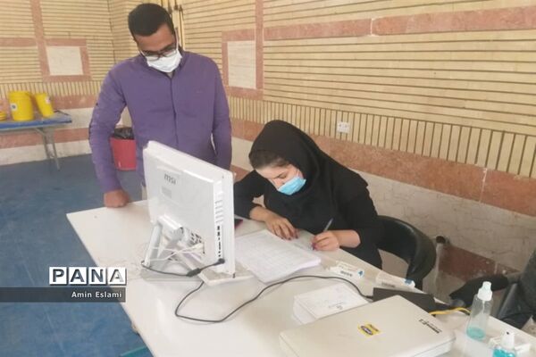 آغاز واکسیناسیون فرهنگیان شهرستان حمیدیه