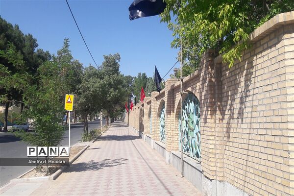 حال هوای خیابان های شهرستان کاشمر در ایام ماه محرم