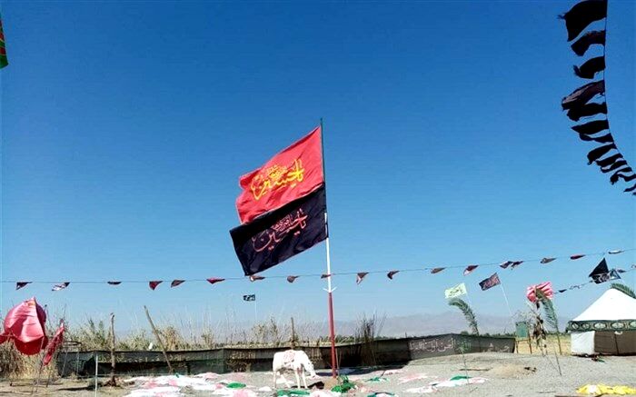 برپایی نمایشگاه «غنچه های خونین» در روستای باقرآباد قم