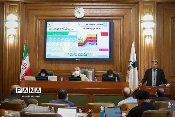 تودیع پیروز حناچی شهردار سابق تهران