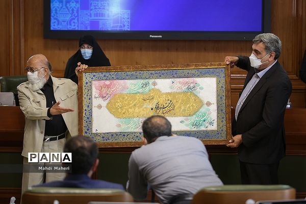 تودیع پیروز حناچی شهردار سابق تهران